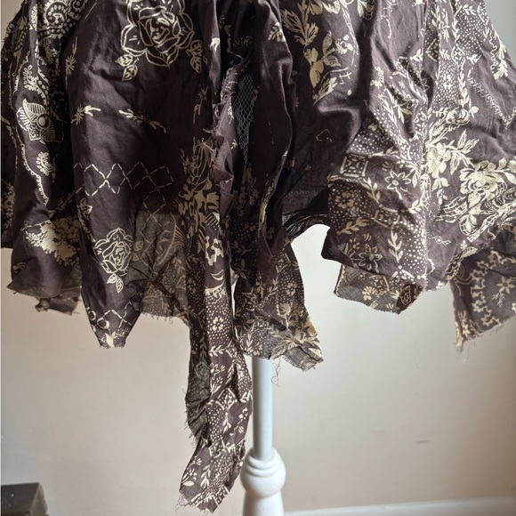 Urban Outfitters Brown and Cream Textured Top - Picture 6 of 9